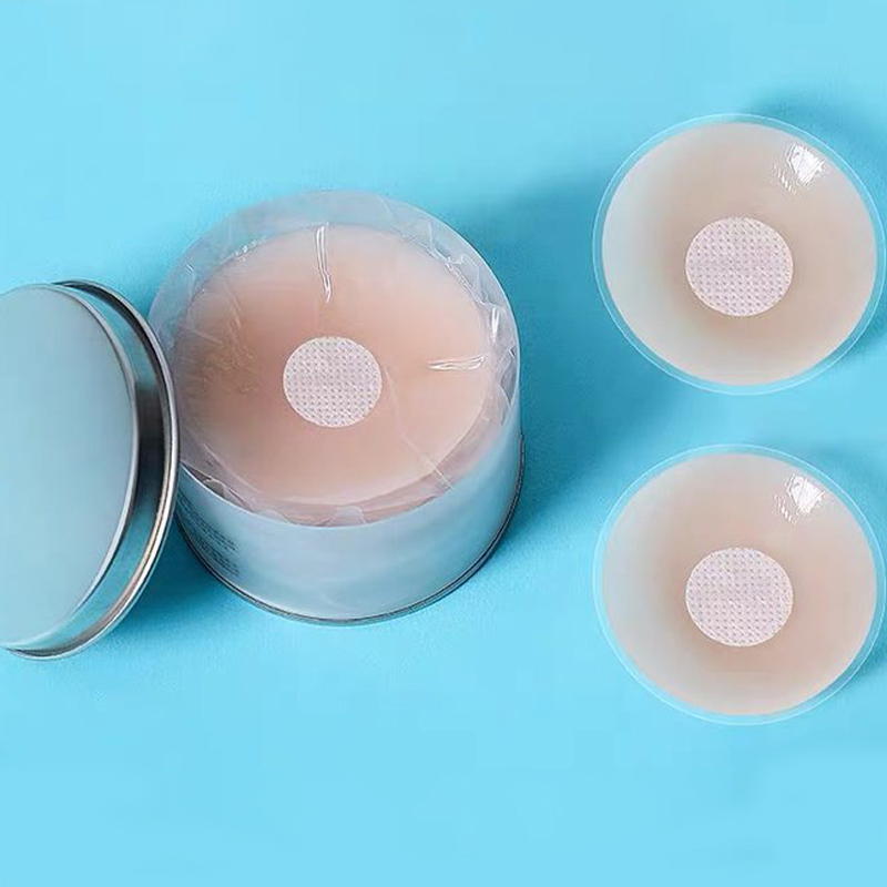 Pétalos de pecho reutilizables para mujer, almohadilla Invisible de silicona sin sujetador, cubierta para pezones, adhesivo de pétalos invisibles