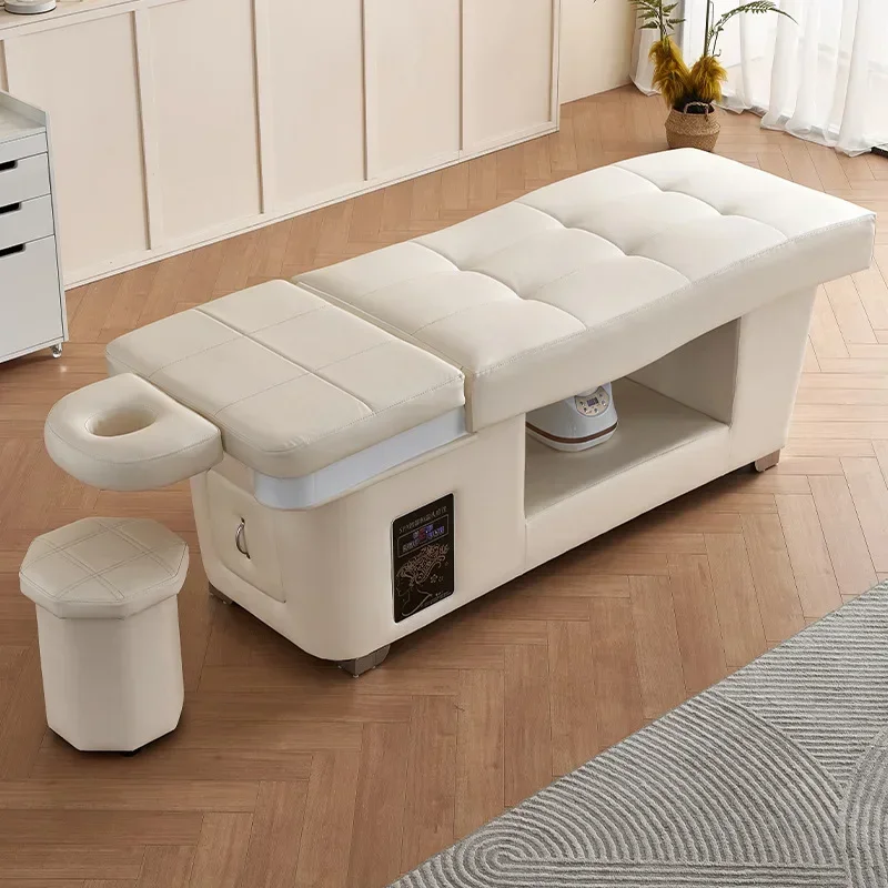 Mesa de massagem XinSheng Cama de massagem com cabeça SPA e salão de fumigação Cama de shampoo para lavagem de cabelo, bem-estar e uso comercial