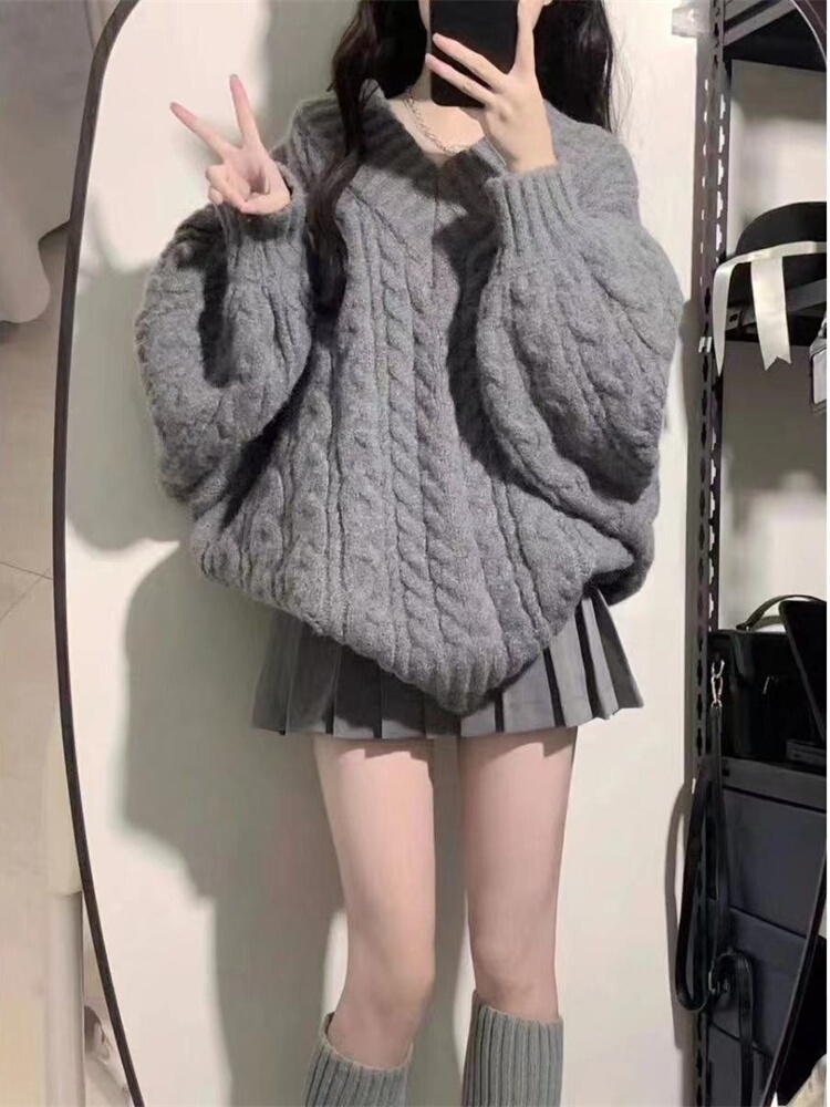 秋冬服甘いスパイシーな怠惰なスタイルのセータースカート 2 点セット全体セットストリートスタイル小さいサイズハイファッションセンセーション