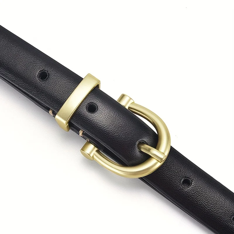 Cinto macio de couro PU para mulheres, cinto fino, emparelhado com calça, cinto de jeans, presente para mães e namoradas, nova moda