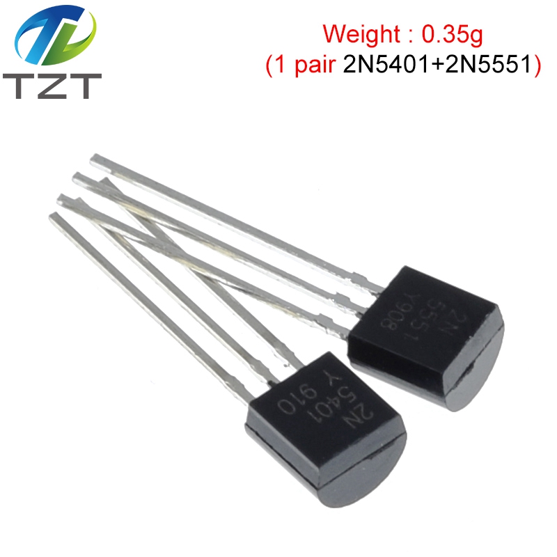 50 teile/los 2N5551 2N5401 5551 5401 (25PCS * 2N5401 + 25PCS * 2N5551)