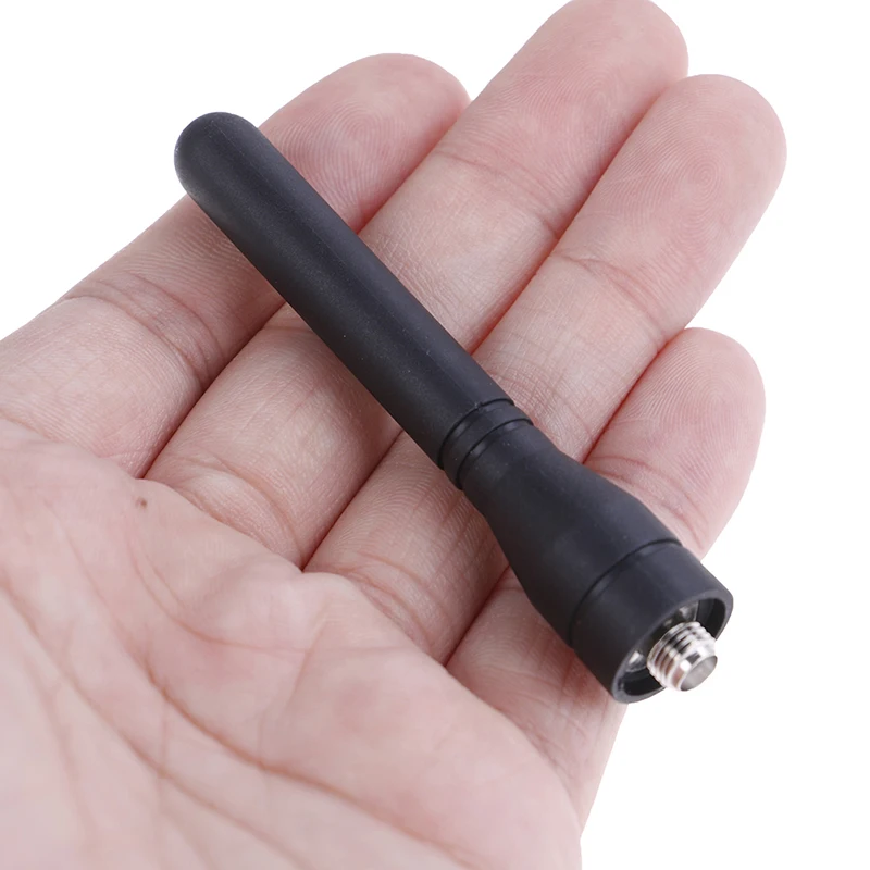 เสาอากาศ SMA-F อ่อนสั้น400-470MHz UHF อะไหล่วิทยุสื่อสาร Baofeng UV5R 888S 7.5cm