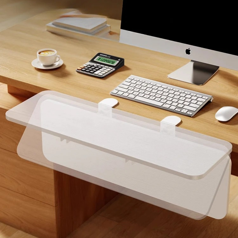 Складной деревянный настольный удлинитель Eary, настольная тарелка, удлинительная доска для офисного компьютера, работающая для клавиатуры, мыши, защита рук
