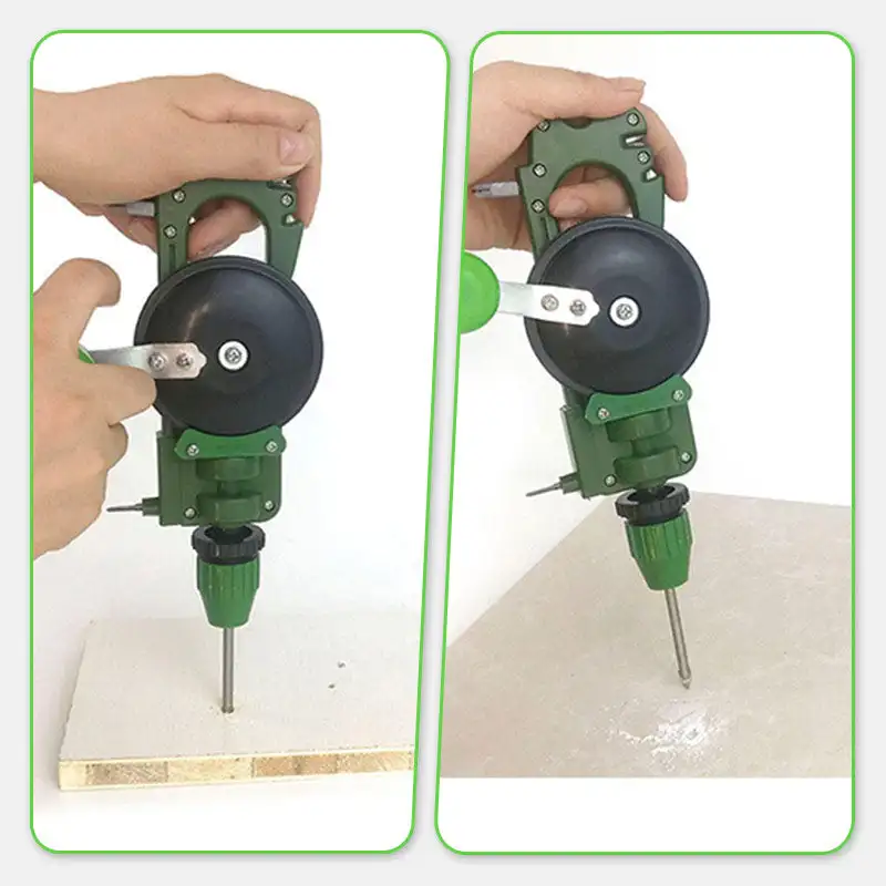 Tagliavetro multifunzionale con foratura e affilacoltelli Apriscatole manuale portatile per piastrelle in vetro Taglio manuale in vetro per piastrelle in ceramica