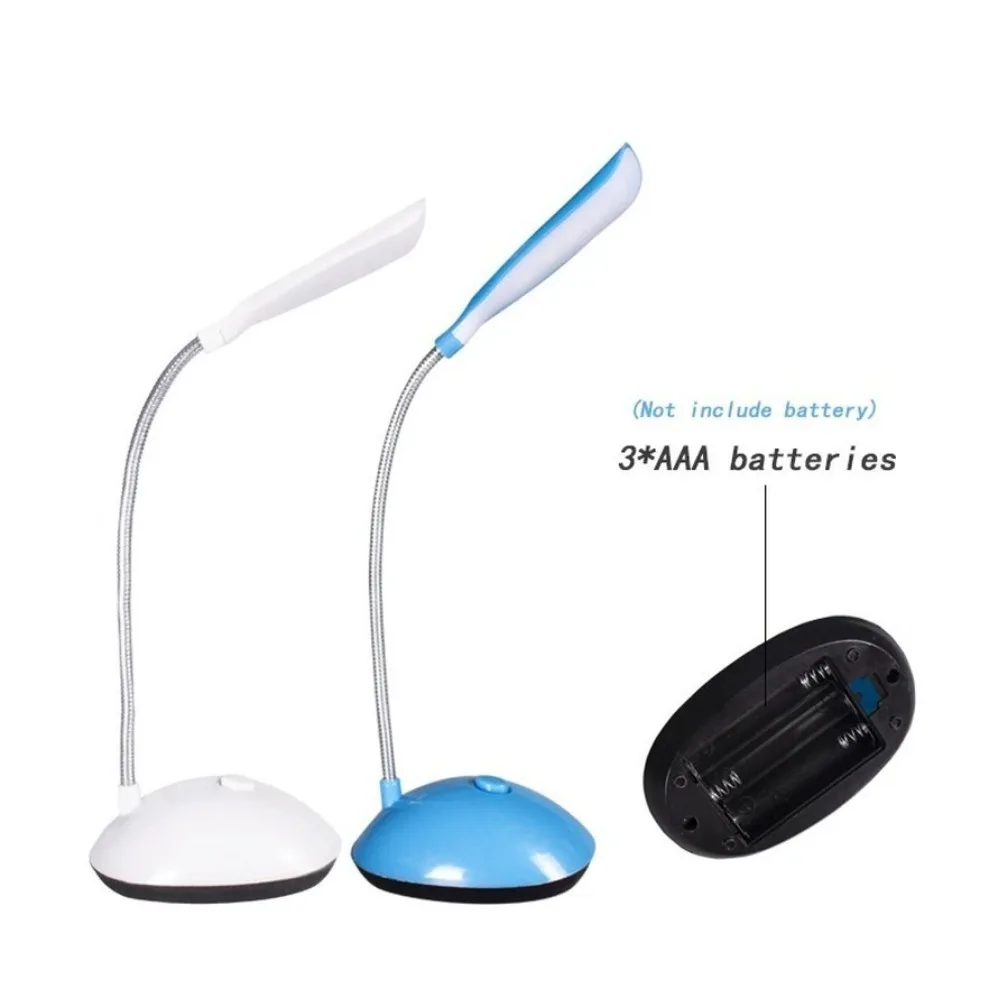 Table Reading Lamp For Study LED Light Battery Powered Student Desk Dormitory Bedroom Bedside Reading Eye Protection Desk Lamp