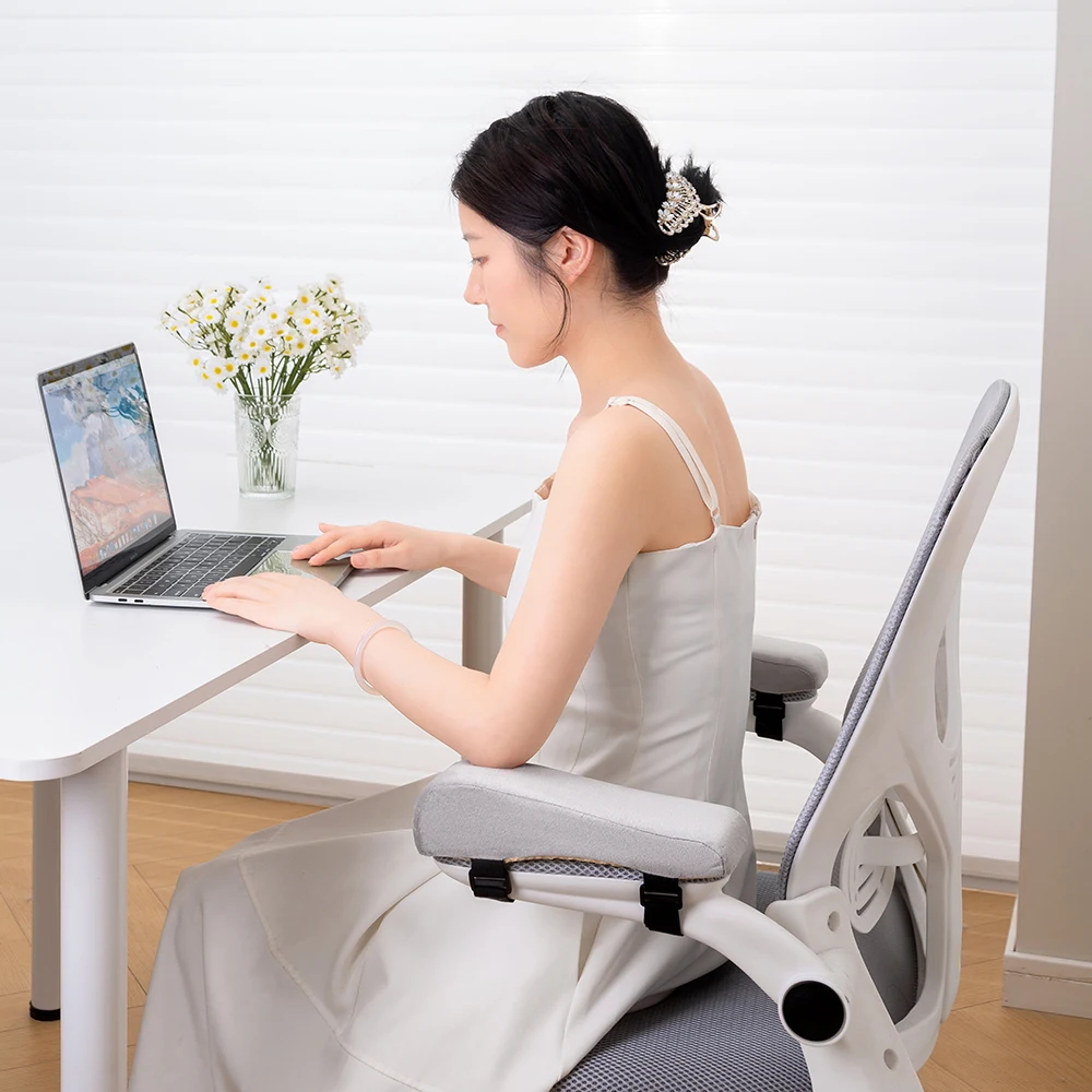 1 คู่โฟมหมอนข้อศอกเก้าอี้ Armrest Pads สนับสนุน ARM REST สําหรับ Office เก้าอี้พนักพิงเก้าอี้เบาะ Pads ข้อศอกบรรเทา