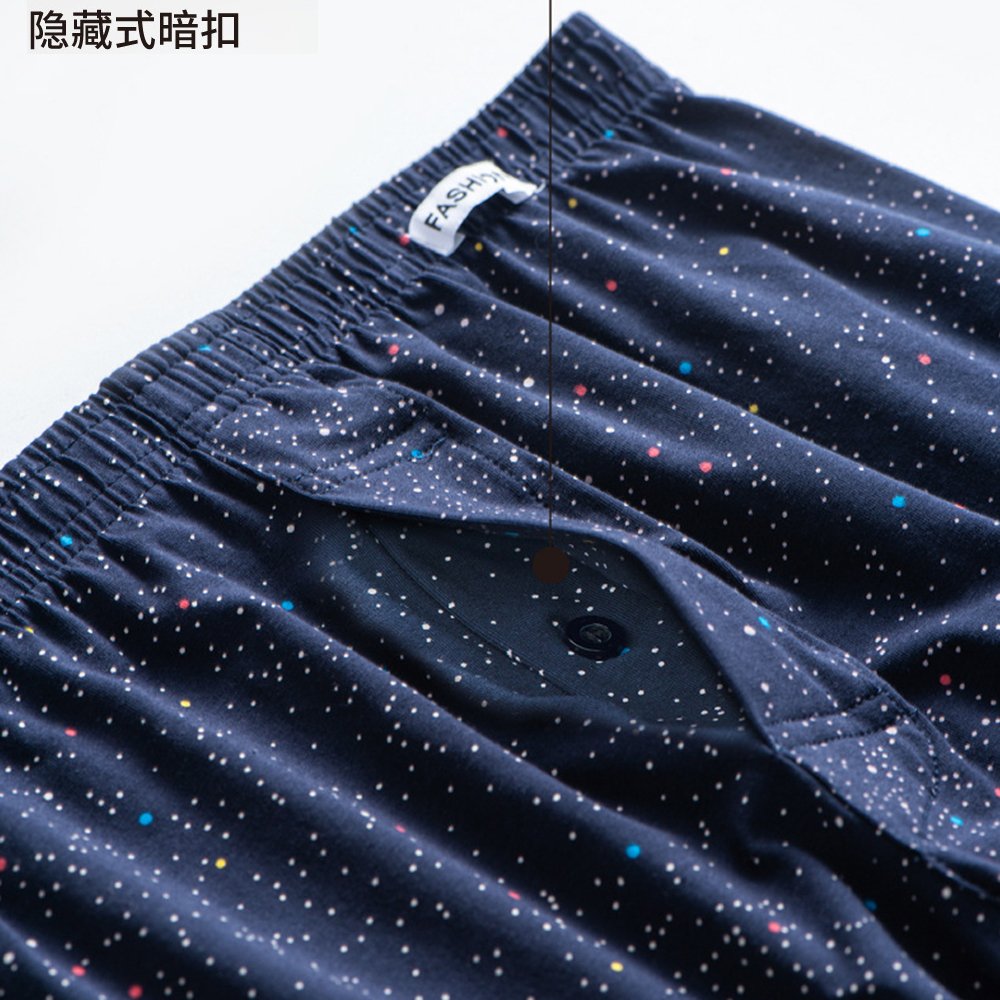 3 ピース/パックメンズボクサー下着カジュアルルーズ L-4XL ビッグサイズパジャマパンツ綿 100% 高弾性ウエスト隠しバックルパンツ