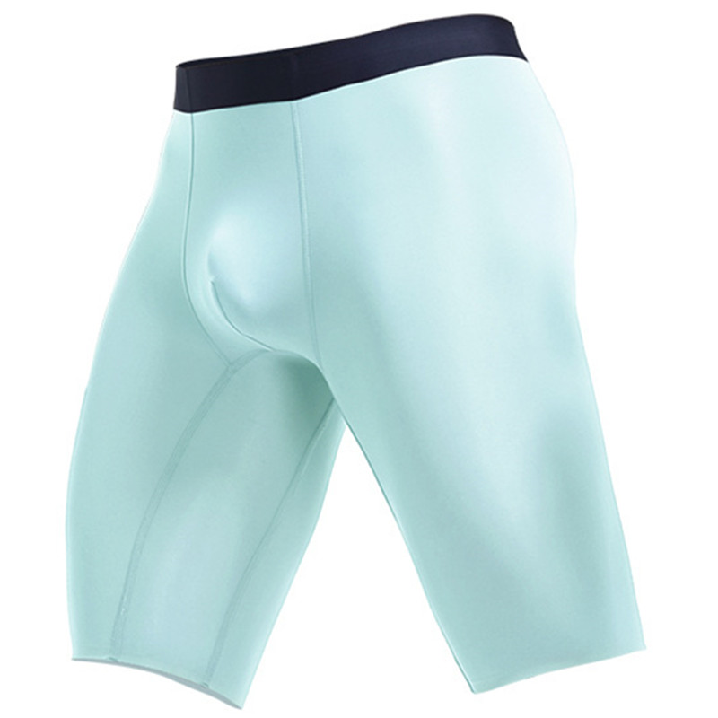 Bielizna męska Bokserki Homme Cienkie, wąskie majtki z lodowego jedwabiu Męskie oddychające etui Kalesony z długimi nogawkami Cueca Calzoncillo L-5XL