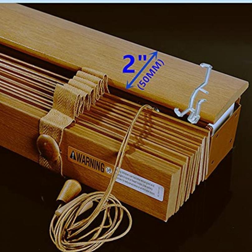 Clips de Rideau en Plastique Transparent, réinitialisation Caché, Fixateur Rapide pour Installation de Stores, 2 Pouces, 6 Pièces