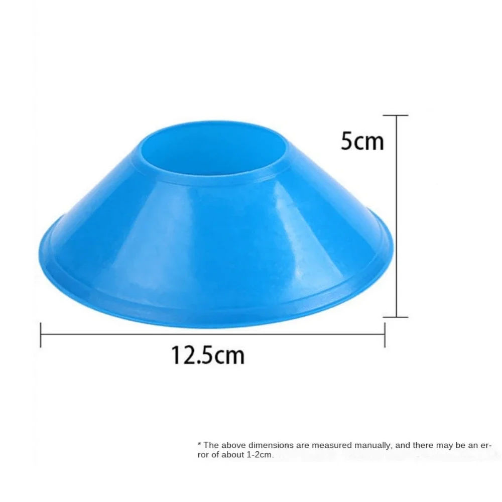 10/20/30pcs ฟุตบอลการฝึกอบรมป้ายจานทนความดัน Cones MARKER แผ่นถังบาสเกตบอลกลางแจ้งฟุตบอลการฝึกอบรมกีฬา