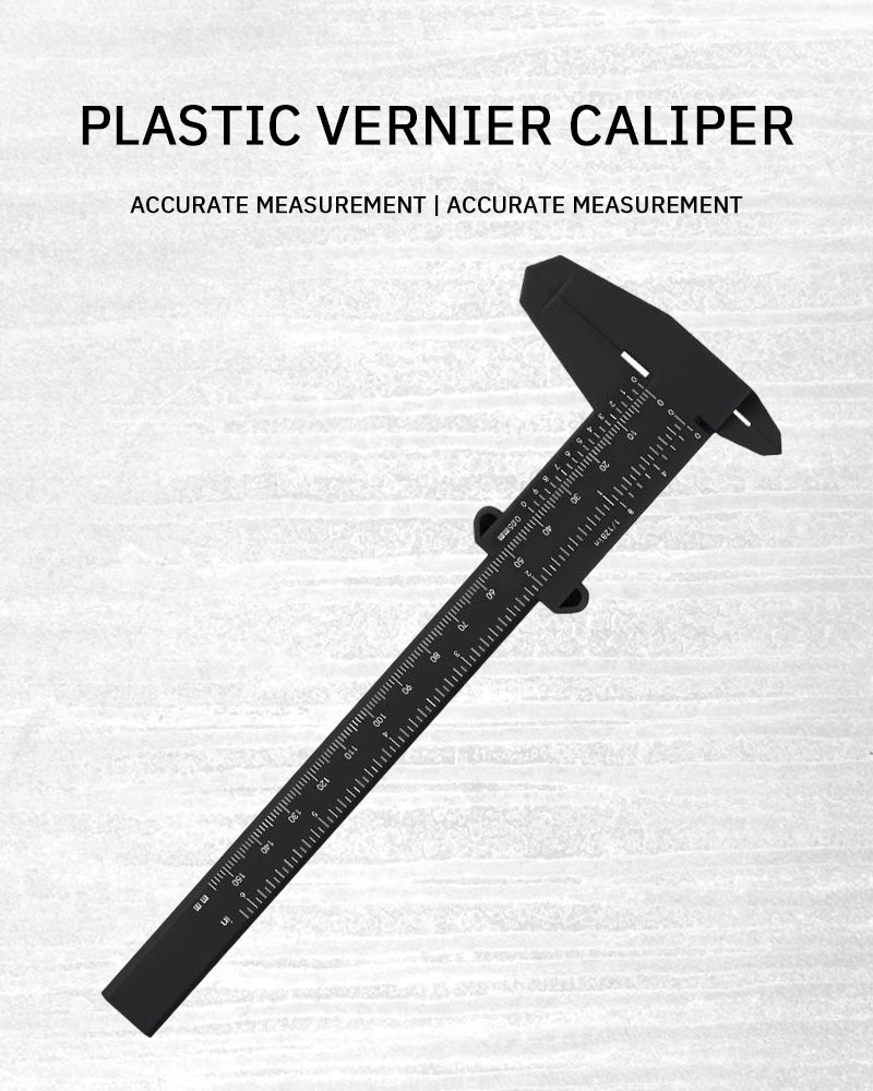 1pc plástico vernier caliper display digital caliper mini texto jogar caliper estudante vernier régua 0 a 150mm ferramenta de medição