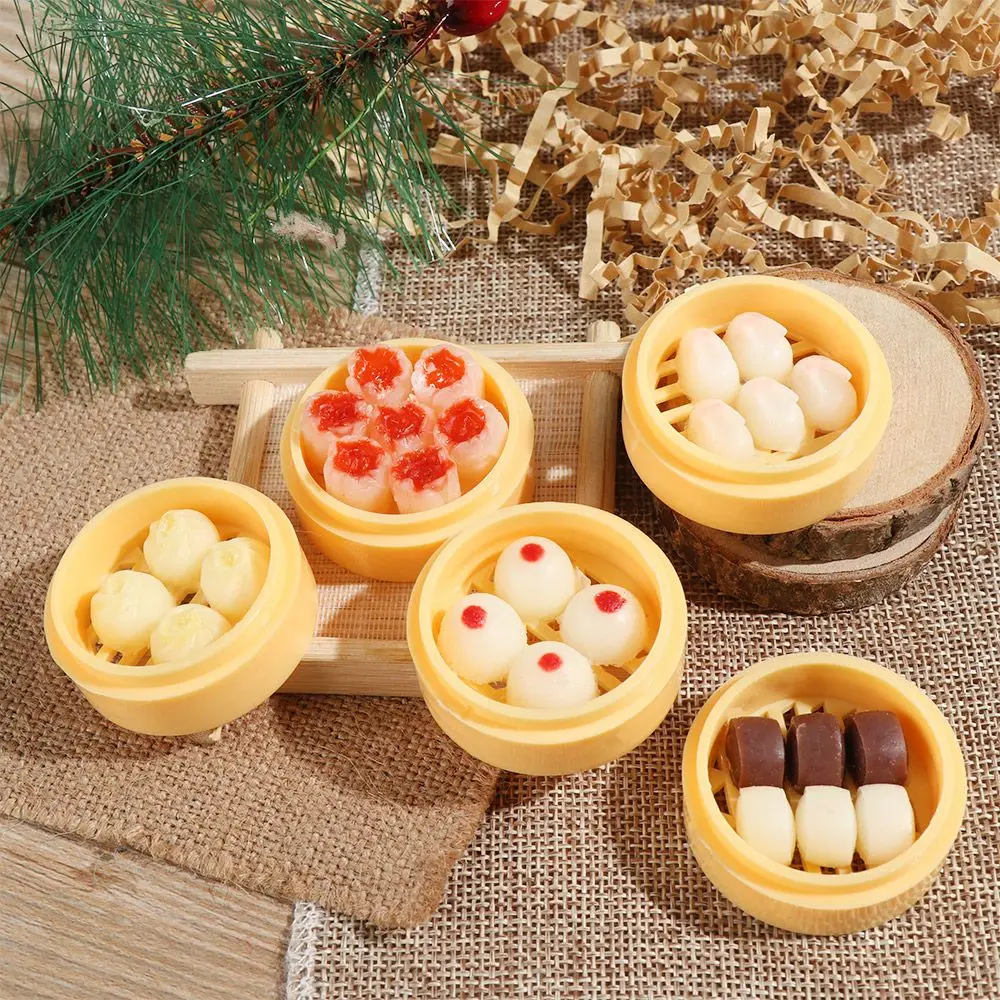 Casa de muñecas en miniatura, casserola de repostería de arroz chino, fideos, postre, juguete de cocina, comida falsa para muñecas 1/6, juguetes de decoración de casa de muñecas