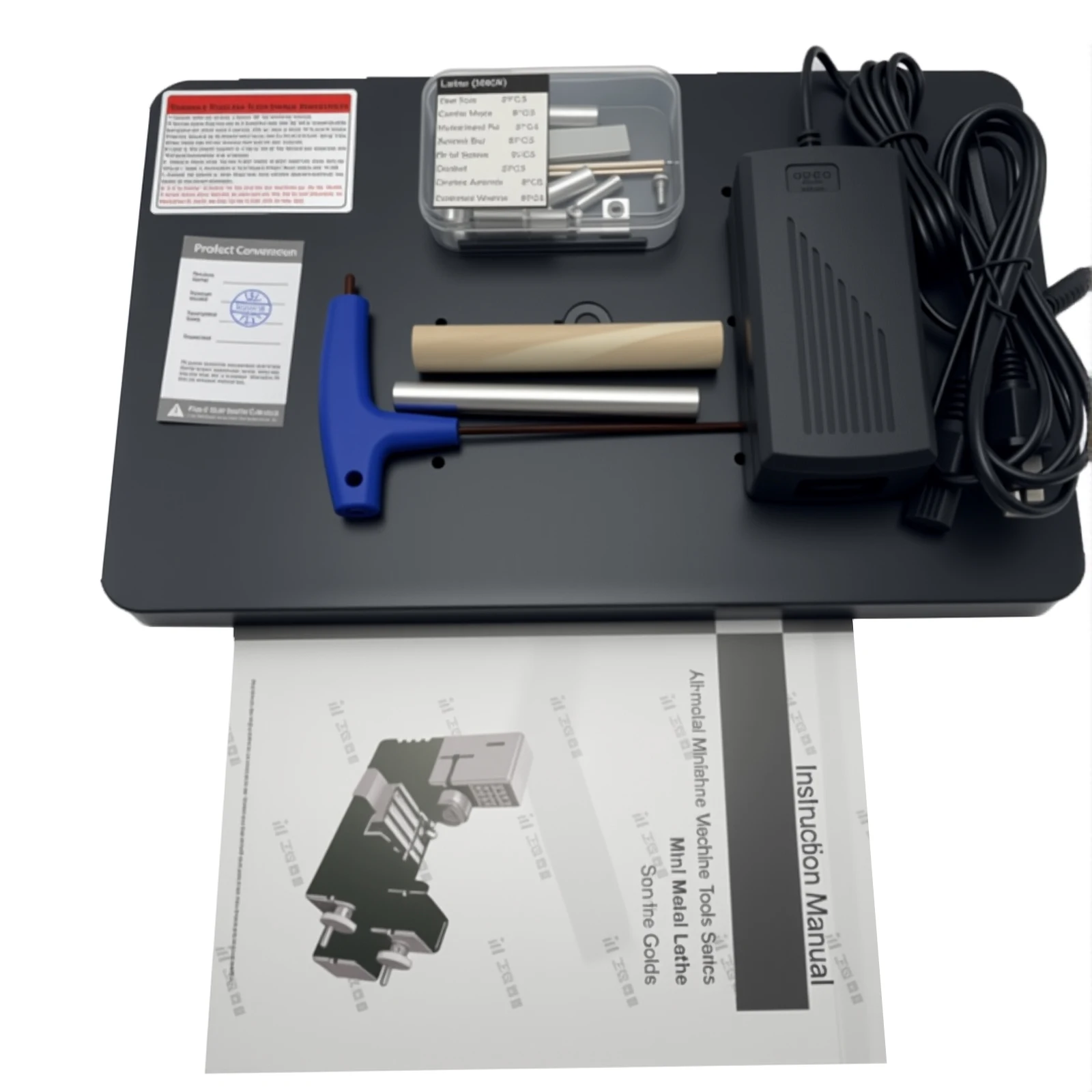 Mini torno totalmente de Metal, herramienta de bricolaje, torno de madera de sobremesa, carpintería para Hobby, educación temática, modelado, AC110V-240V 36W