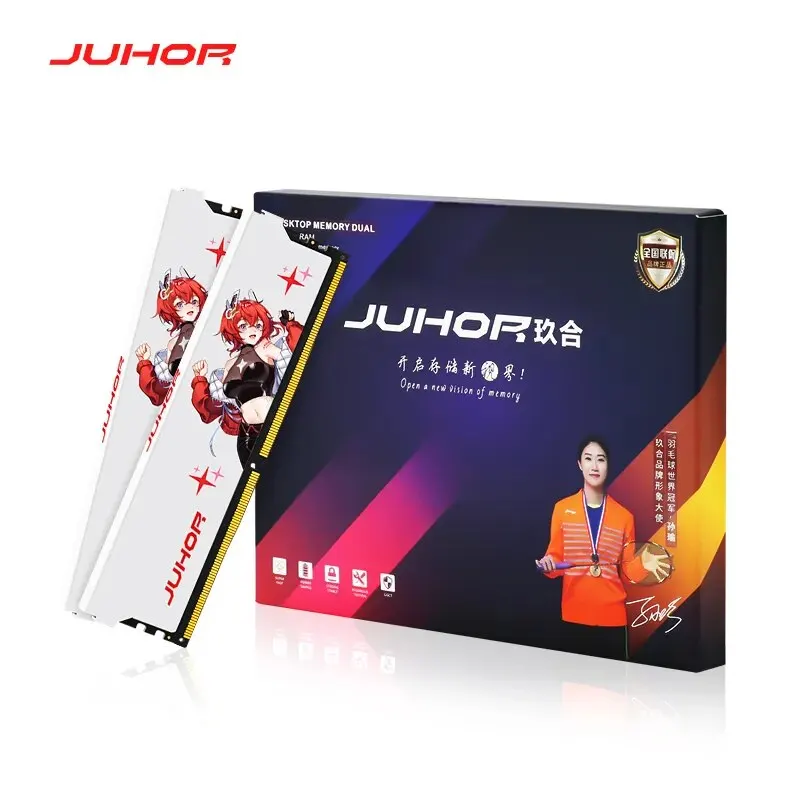 Juhor memoria ram ddr4 (8 gx2) 3200mhz (16 gx2) 3200mhz 3600mhz 8gb 16gb desktop gaming dual channel speicher