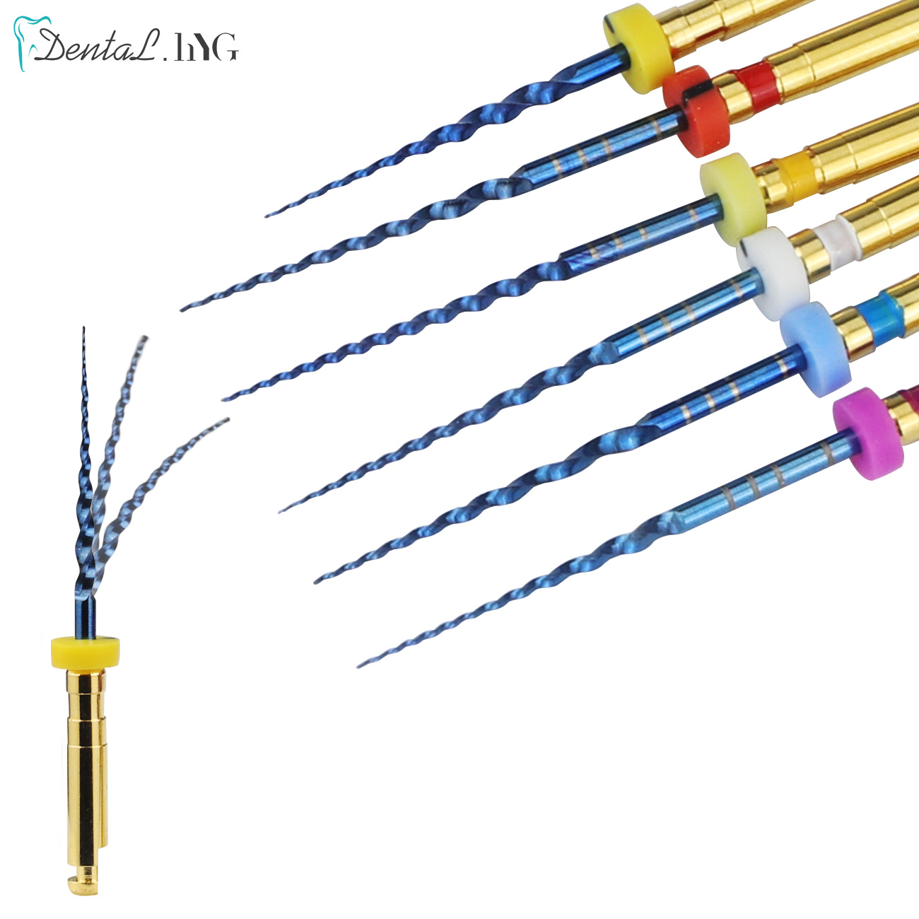 Limas dentales SX-F3 azules, motor Universal giratorio de nitinol, endodoncia, antifatiga, aguja constante, Material de conducto radicular para odontología