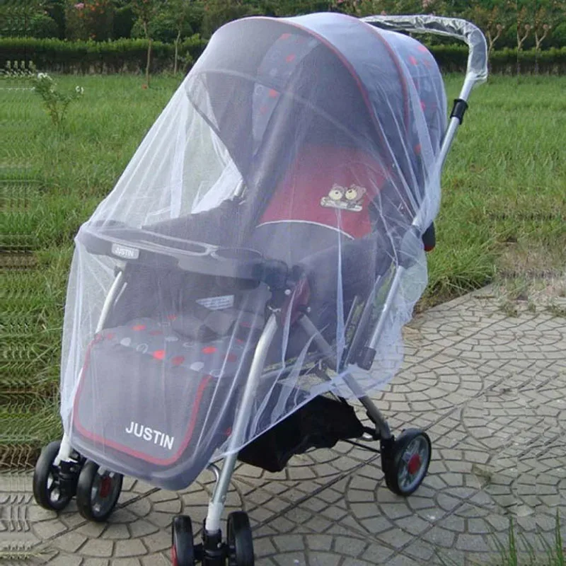Passeggino Zanzariera Passeggino Carrello Scudo per insetti Rete Rete di protezione sicura per neonati Copertura in rete Accessori per passeggino