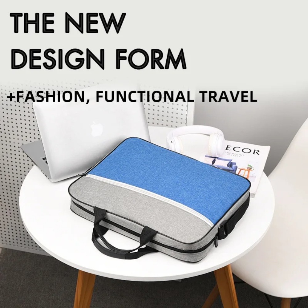 New Shockproof Laptop Case Large Capacity Computer Bag Portable Briefcase Shoulder Handbag For Women Men Business Briefcases