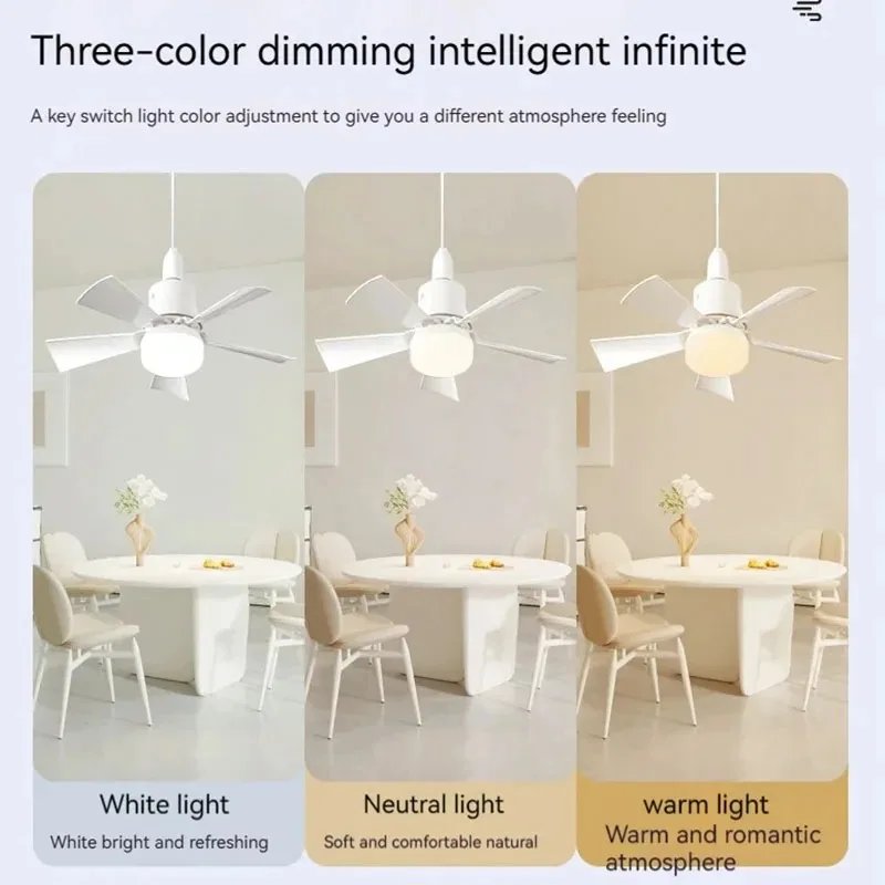 Modern design plafondventilator licht LED met afstandsbediening dimbaar 30W E27 basis voor slaapkamer woonkamer keuken decoratie