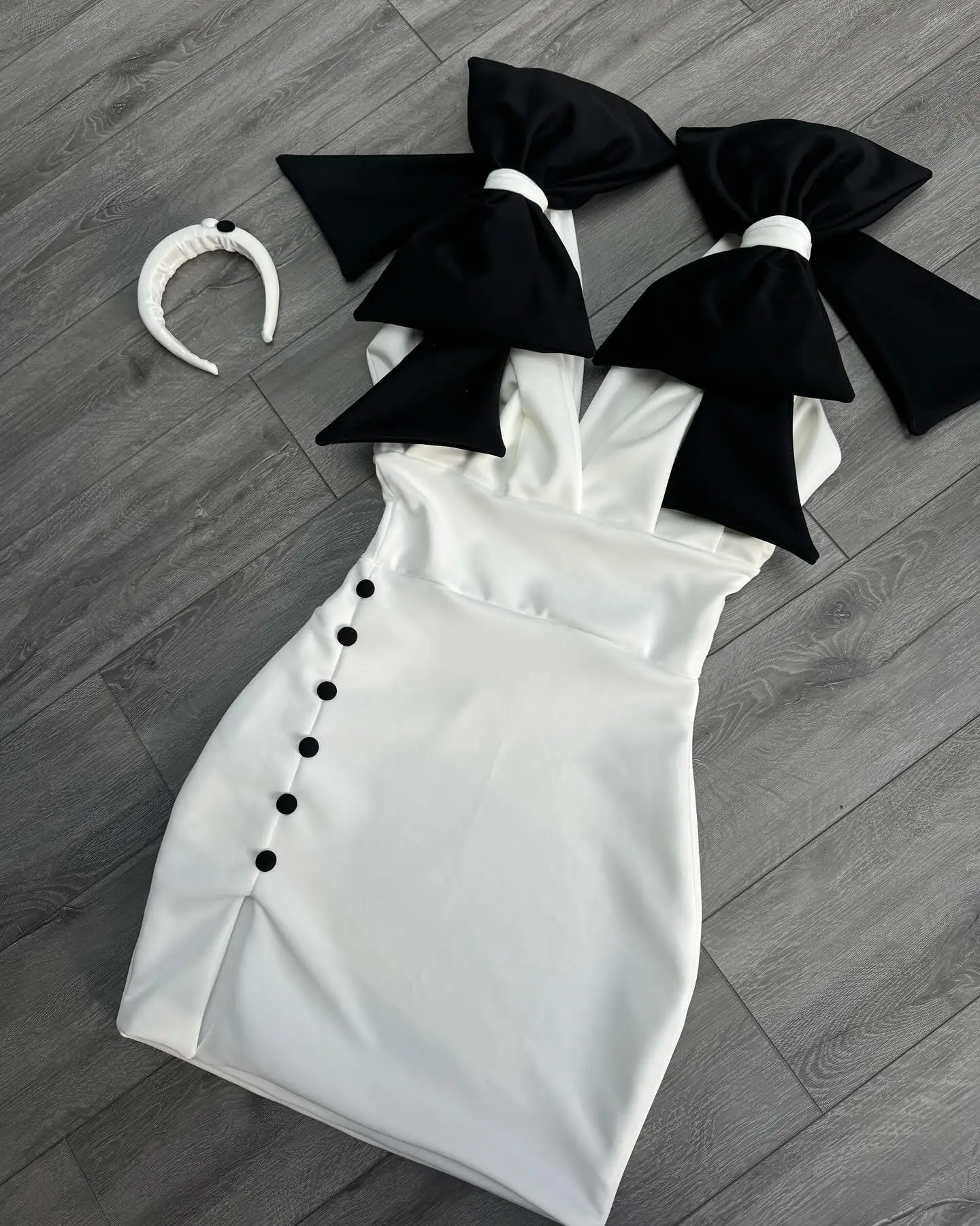 FATAPAESE-Robe de Mère de la Mariée Personnalisée en Tissu Extensible, Tenue Formelle avec des lèvent et des Nministériels ds