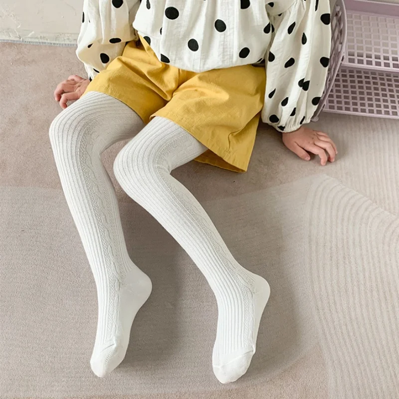 Mallas de princesa para niñas, pantimedias ajustadas de algodón suave para niñas, mallas de moda para primavera y otoño de 2 a 8 años, novedad