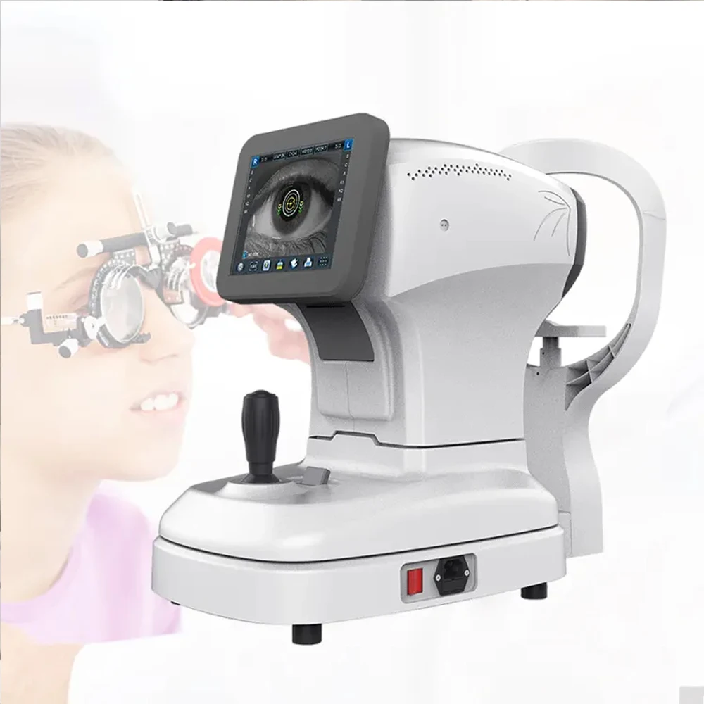 Peralatan Refraktometer Otomatis Layar LCD 8 inci Digital Refraktometer Otomatis Printer PD Peralatan Optik Mata