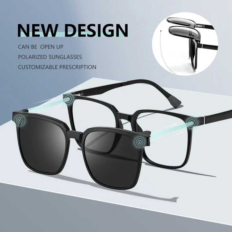 Vicky-gafas de miopía ópticas con Clip magnético para hombres y mujeres, gafas de sol polarizadas, gafas de lectura graduadas, nuevo, TJ2190