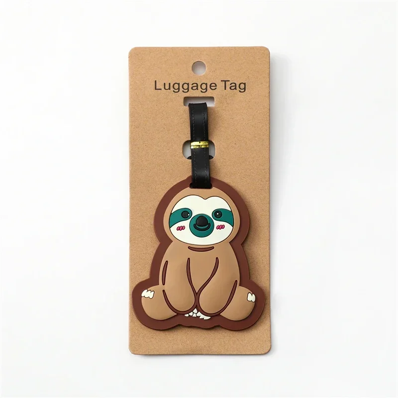 น่ารักแท็กกระเป๋าเดินทาง Creative Corgi & Cat กระเป๋าเดินทางซิลิคอนแบบพกพาป้าย ID ที่อยู่ผู้ถือแท็กกระเป๋าสําหรับกระเป๋าเดินทาง