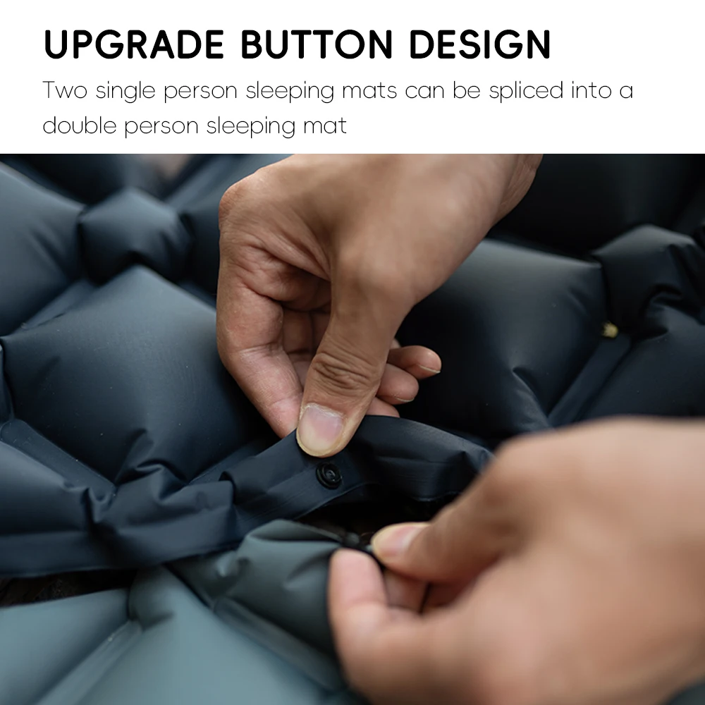TARKA-alfombrillas inflables para acampar, colchón de aire con almohada, colchoneta para dormir turística al aire libre, colchón autoinflable para senderismo y escalada