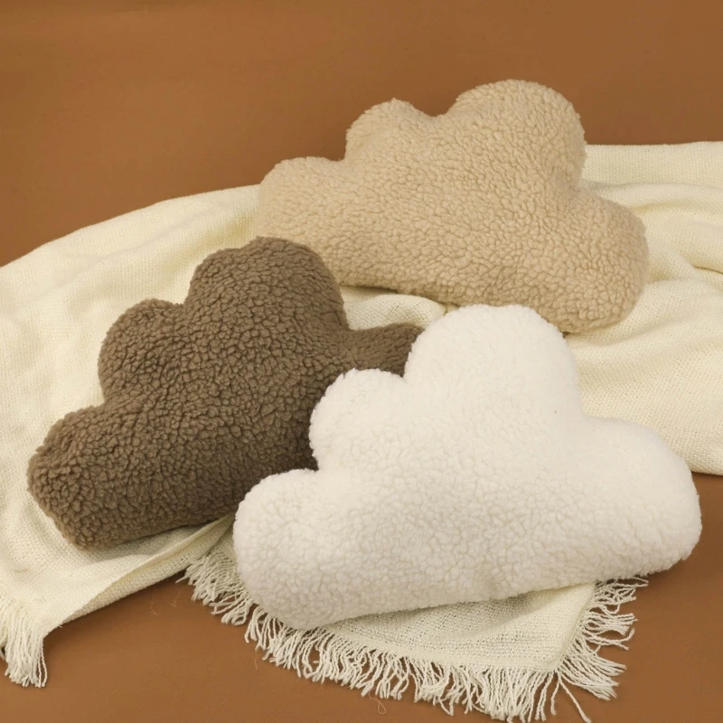การถ่ายภาพ Props Cloud Props ตุ๊กตาหมอนวางเบาะทารกแรกเกิด Crib Decors