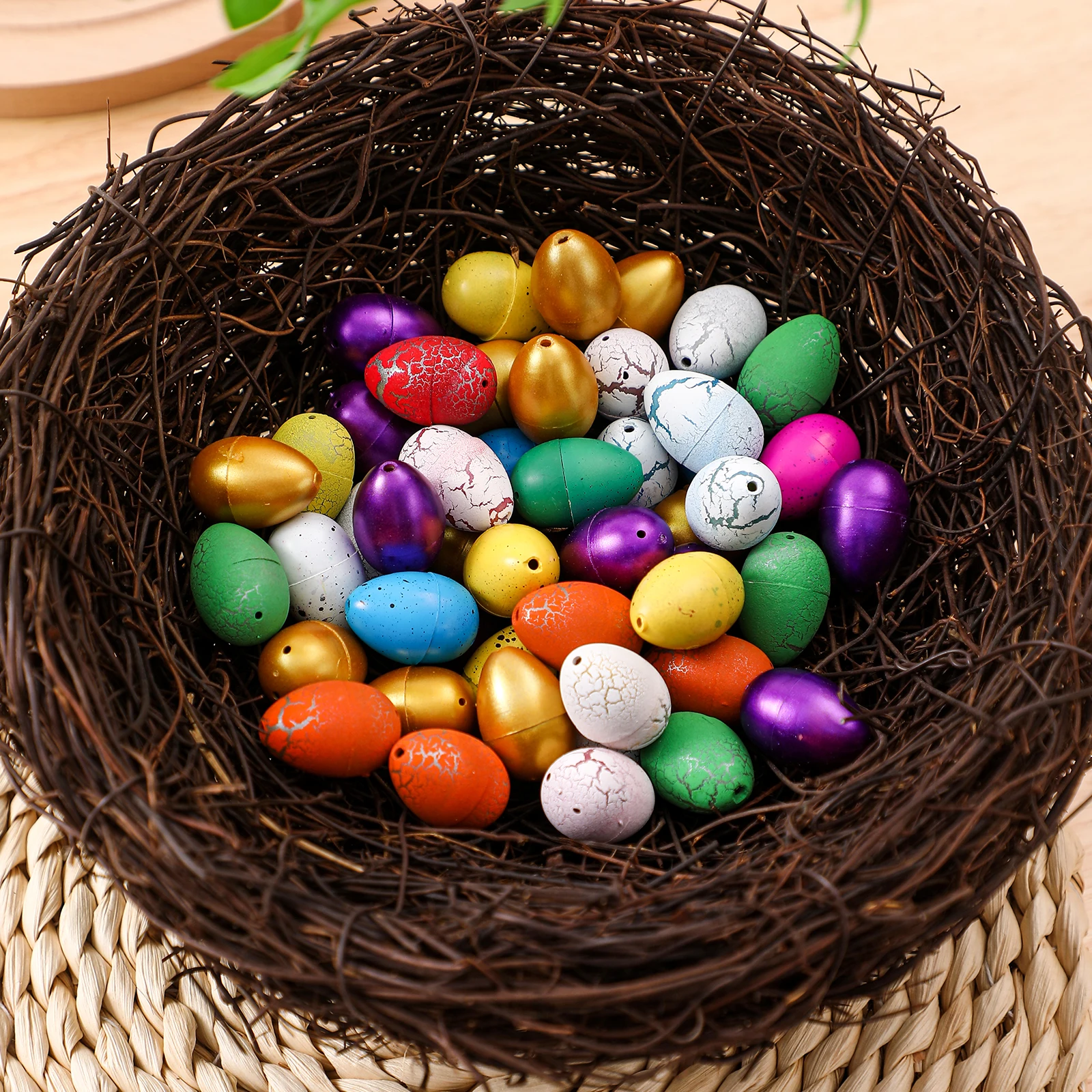 SUNPAO 60PCS EVA material Soak in water to hatch dinosaur egg toys Soak in water to hatch dinosaur egg toys education toys