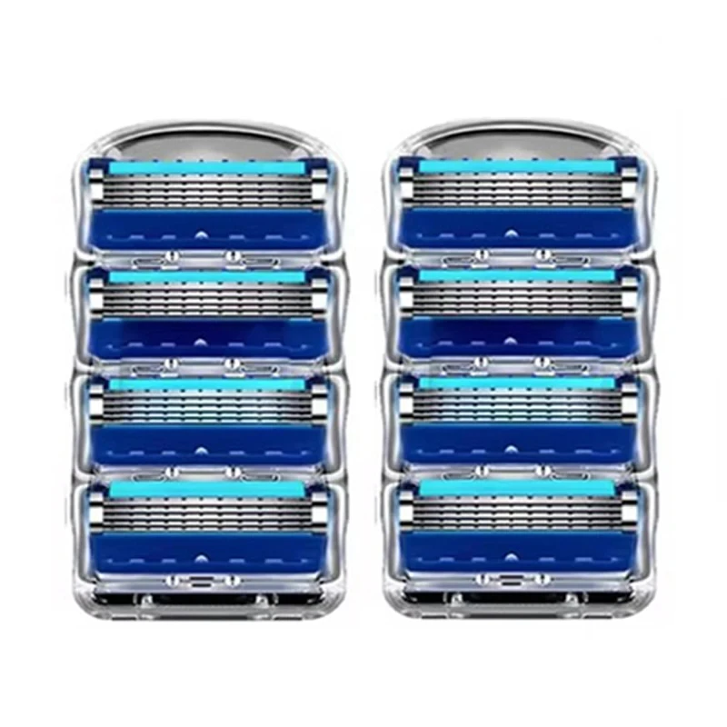 มีดโกนผู้ชาย 5 ชั้นมีดโกนหนวดเครื่องโกนหนวดชาย Face Beard ผม Trimmer 5 ชั้นใบมีดเปลี่ยน