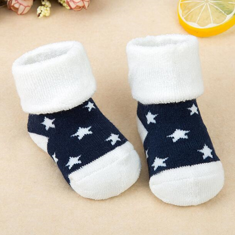 Meias de bebê meninas menino grosso quente terry meia recém-nascidos crianças chinelo inverno bonito adorável crianças coelho cão animal