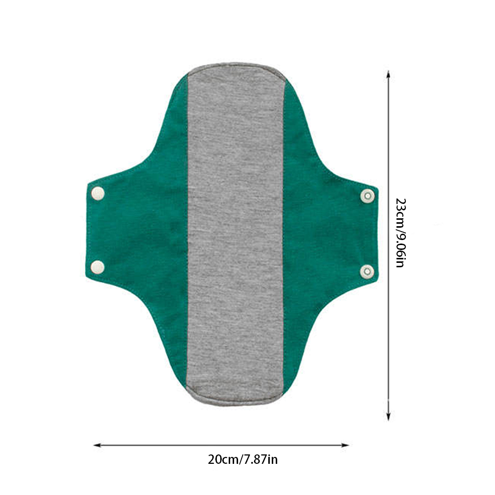 BIAI 20*23 ซม.5PCS ล้างทําความสะอาดได้ Graphene ประจําเดือนผ้าแผ่นผ้าฝ้าย Reusable Care Pads หญิงประจําเดือน Pad Breathable สุขาภิบาล