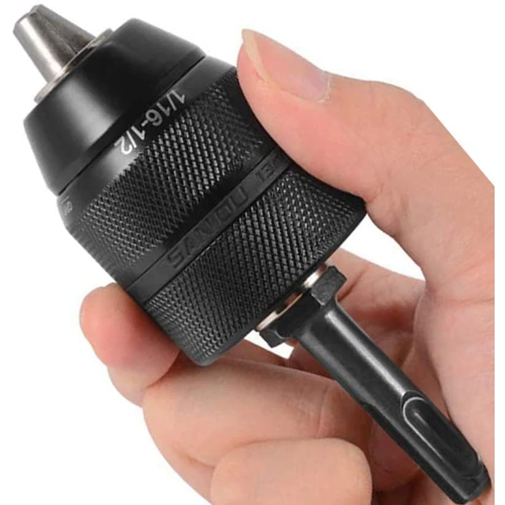 2-13MM Keyless Drill Chuck with SDS Plus Shank Adaptor 1/2-20UNF Impact Drilling Chuck Change Adapter Converter Tool