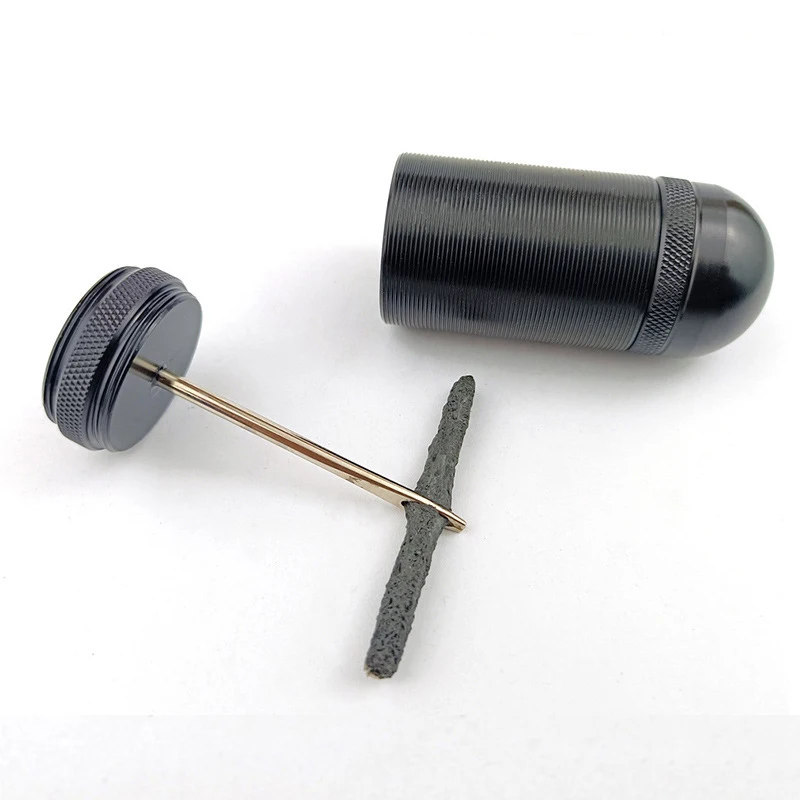 Tubeless Bike Tire Repair Tool Kit for MTB Road Bicycle Tyres Plug Insertion Tool for Fixing a Puncture or Flat Rubber Strip