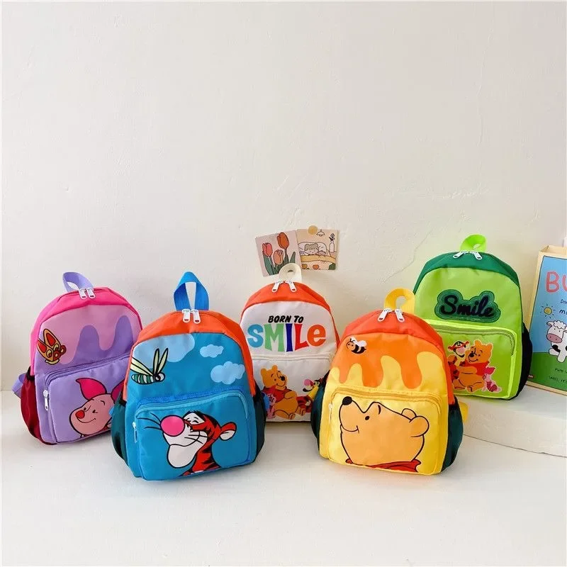 Animação dos desenhos animados mochila criativa bonito moda crianças grande capacidade leve mochila de viagem