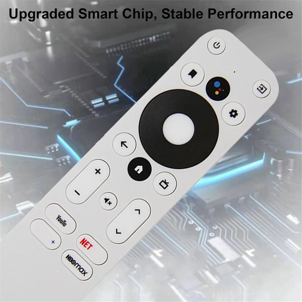 Newest Replace Voice Remote Control for MECOOL KM2 KM2 PLUS ONN Android 4K UHD TV Box Bluetooth Voice Remote White
