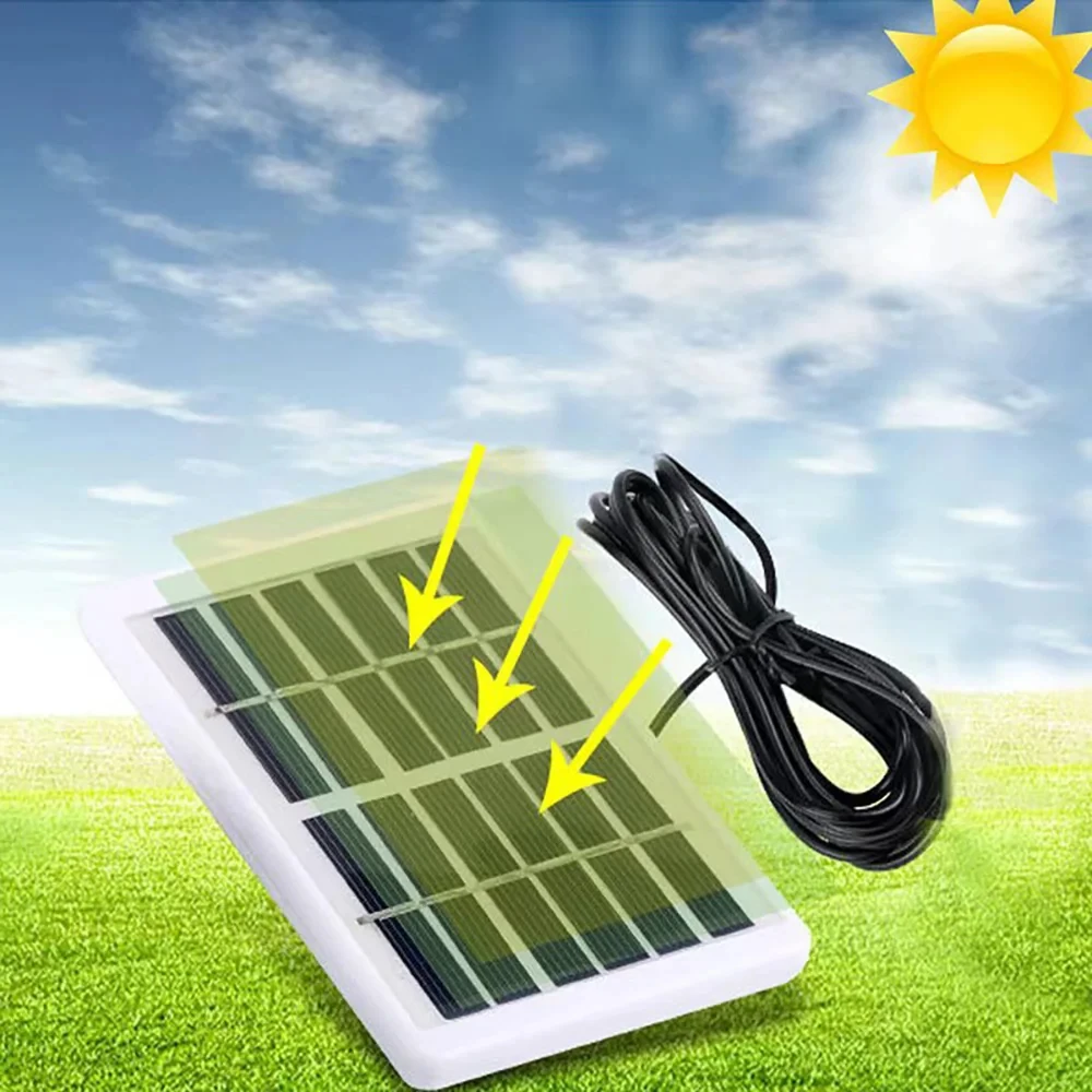 LED-Solarlampe, wasserdicht, für den Außenbereich, 5 V, USB-aufgeladen, zum Aufhängen, Notfall-Sonnenlicht, angetriebene Lampe, tragbar, leistungsstark, für den Innenbereich