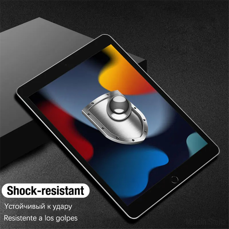 9H 3pcs กระจกนิรภัยป้องกันหน้าจอสําหรับ iPad Pro 11 10th 9th Generation 8th 7 6 5 4 3 2 iPad Air 5 4 Mini 6 Pro 10.5 9.7