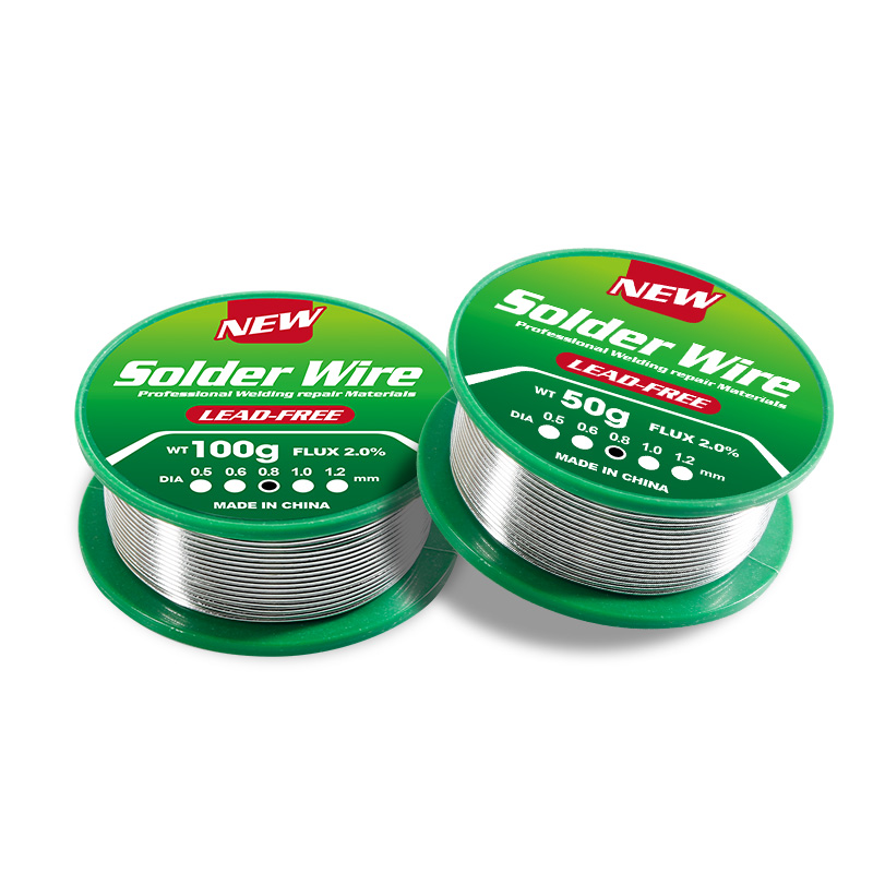 20g/30g/50g/100g low melting point lead-free solder wire coil sn99.3/cu0.7 high purity Soldering Wire Rosin Core Tin