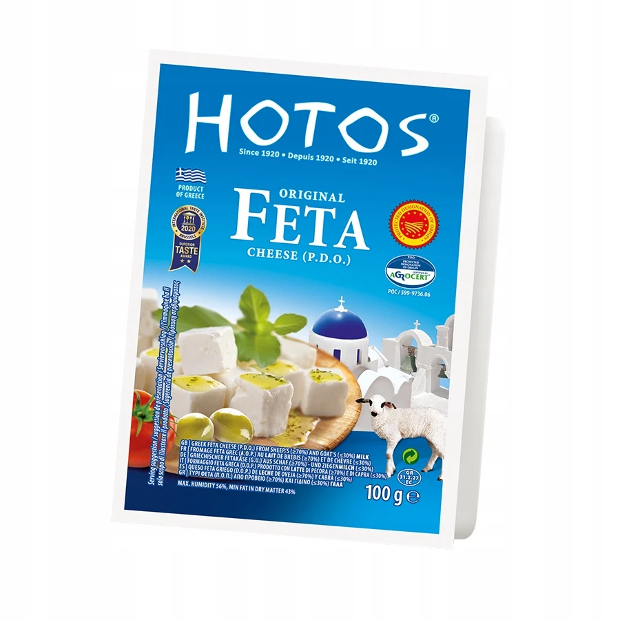 Hotos Ser Feta 200 g prawdziwa koza i owca