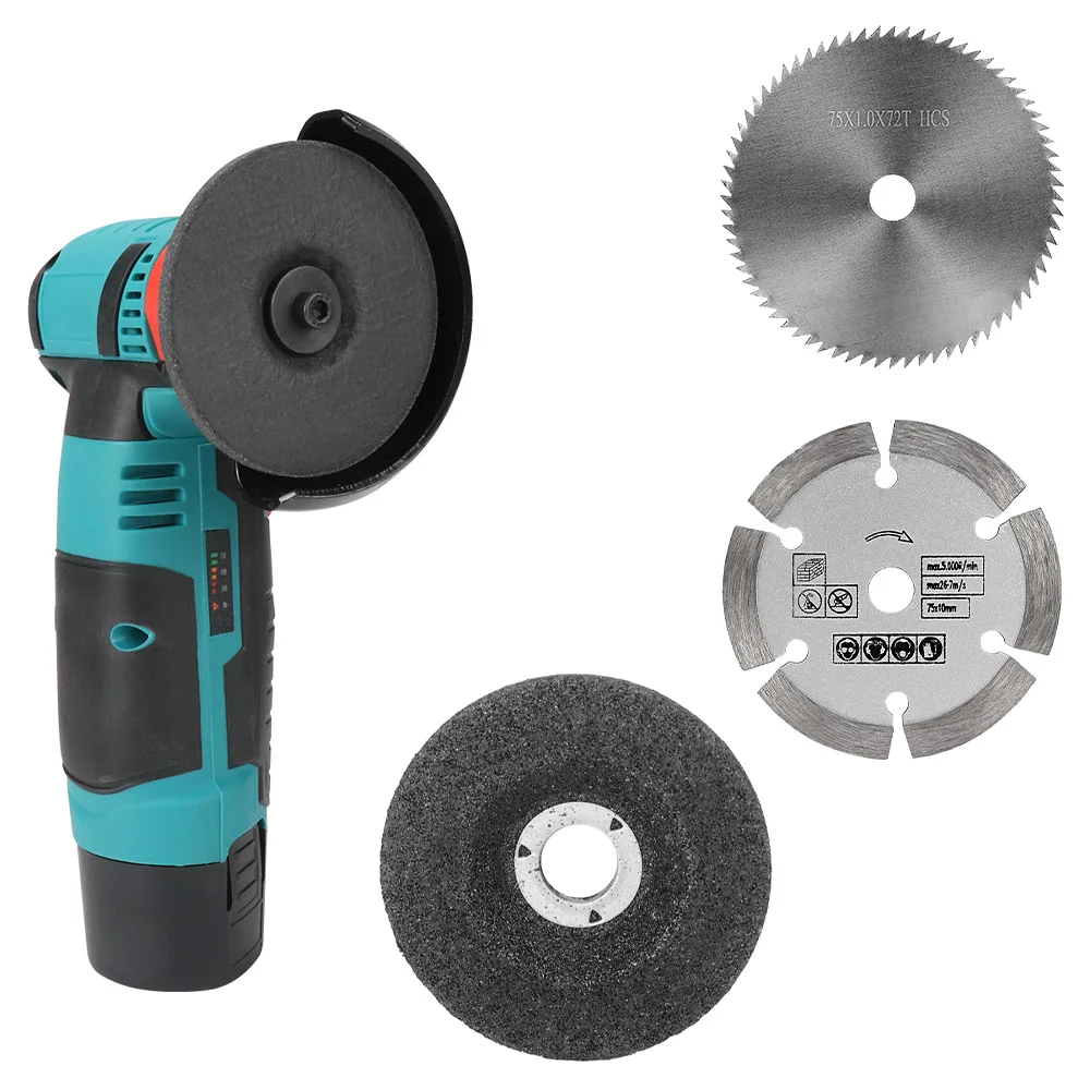 5 unids/set 75mm disco de corte 3 "muela Metal carpintería piedra mármol corte hoja de sierra para Mini amoladora angular