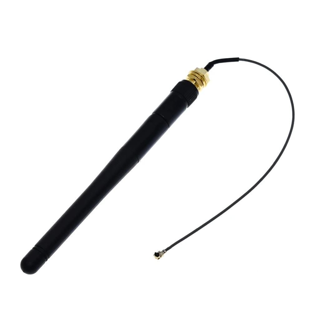 DIYTZT 2.4GHz 3dBi WiFi 2.4G Antenna, Router Wireless maschio + 17cm PCI U.FL IPX a SMA ESP8266 ESP32 cavo Pigtail maschio