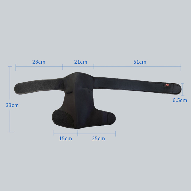 Cinta de ombro com almofada de pressão, adequada para homens e mulheres, cinta de ombro ajustável para proteção do ombro esquerdo e direito