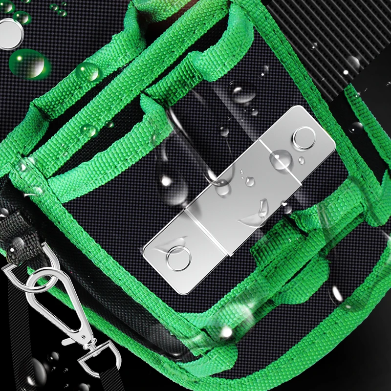 LAOA Multi-Function กระเป๋า Oxford ผ้าเอวแพ็คฮาร์ดแวร์ซ่อมเครื่องมือประแจกระเป๋าคีมช่างไฟฟ้าในครัวเรือนเข็มขัด