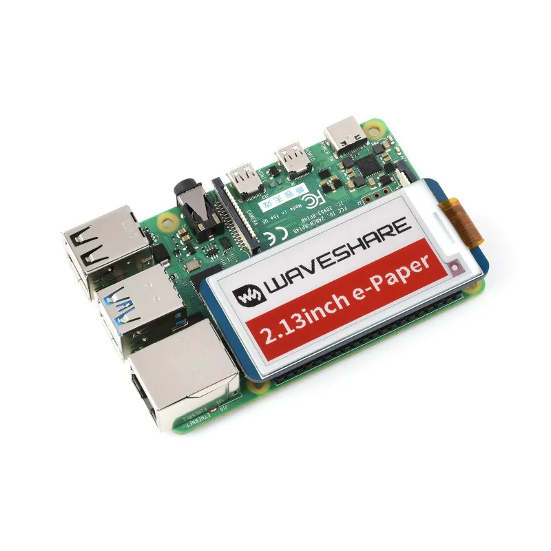 2,13-дюймовый дисплей E-Ink HAT 250x122 E-Paper SPI ИнтерфейсЭкран для Raspberry Pi 4B 3B+ 3B Zero STM32 Jetson Nano для Arduino
