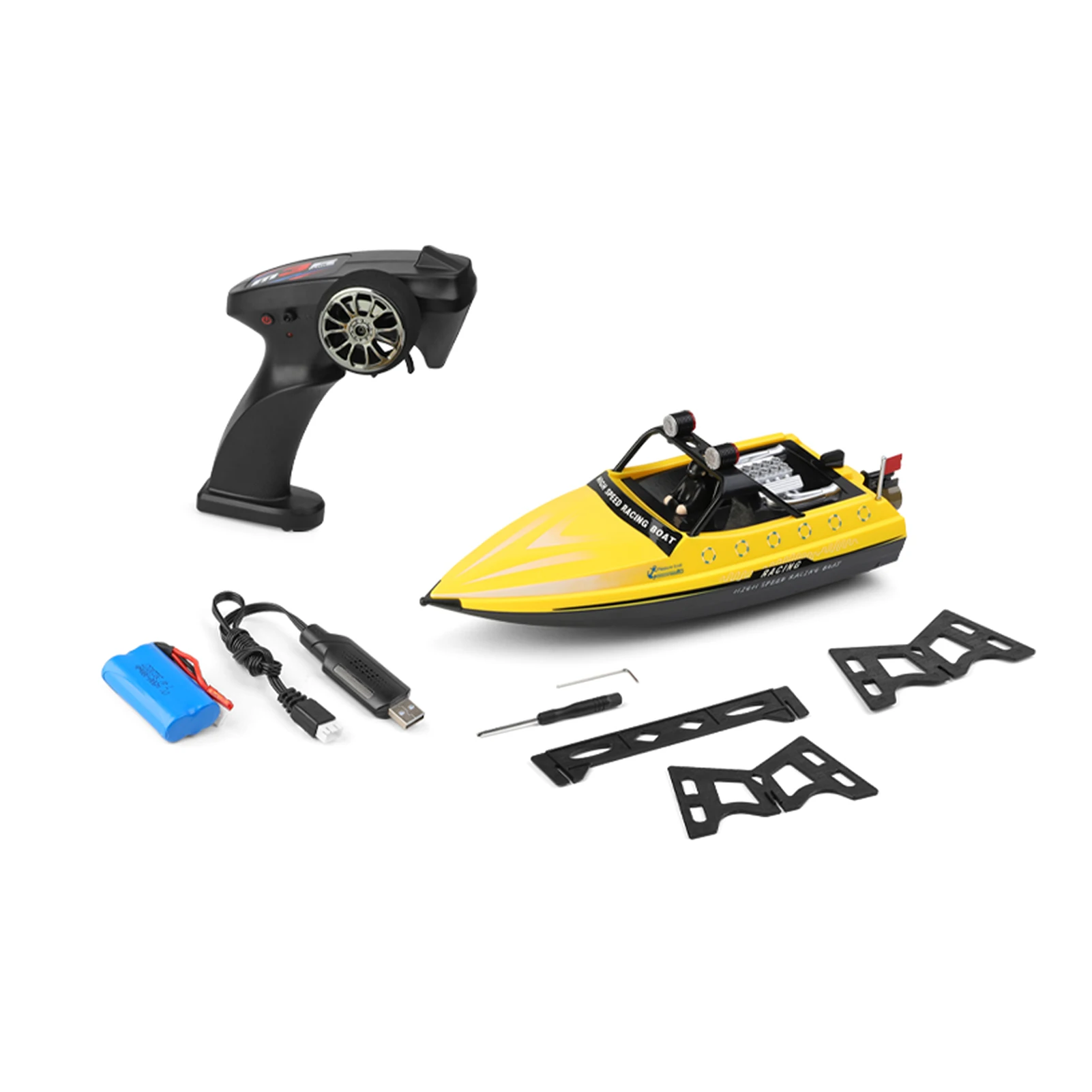 WLt Oys WL917 RC Boot 2,4 GHz Fernbedienung Boote RC Jet Boot 16 km/h RC Boot Spielzeug Modell Schnellboot RC Spielzeug Geschenk für Kinder Erwachsene