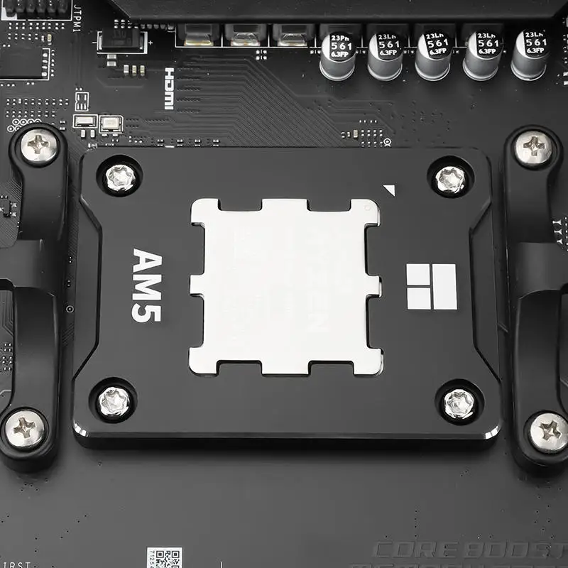 Thermalright ASF AMD AM5 Secure Frame Черный/красный Корректор изгиба процессора компьютера Рамка AM5 Поддержка защиты от изгиба