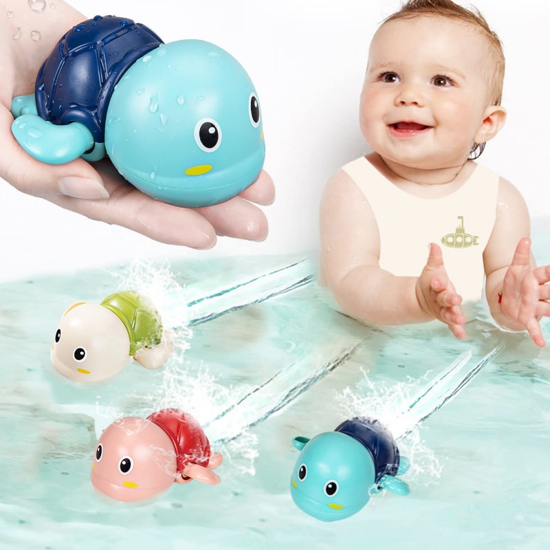 1/3 шт. детская игрушка для ванны, цепочка для воды, Заводная купання, милая игрушка-черепаха для плавания, бассейн для малышей, пляжная классическая игрушка для детей, игра в воду