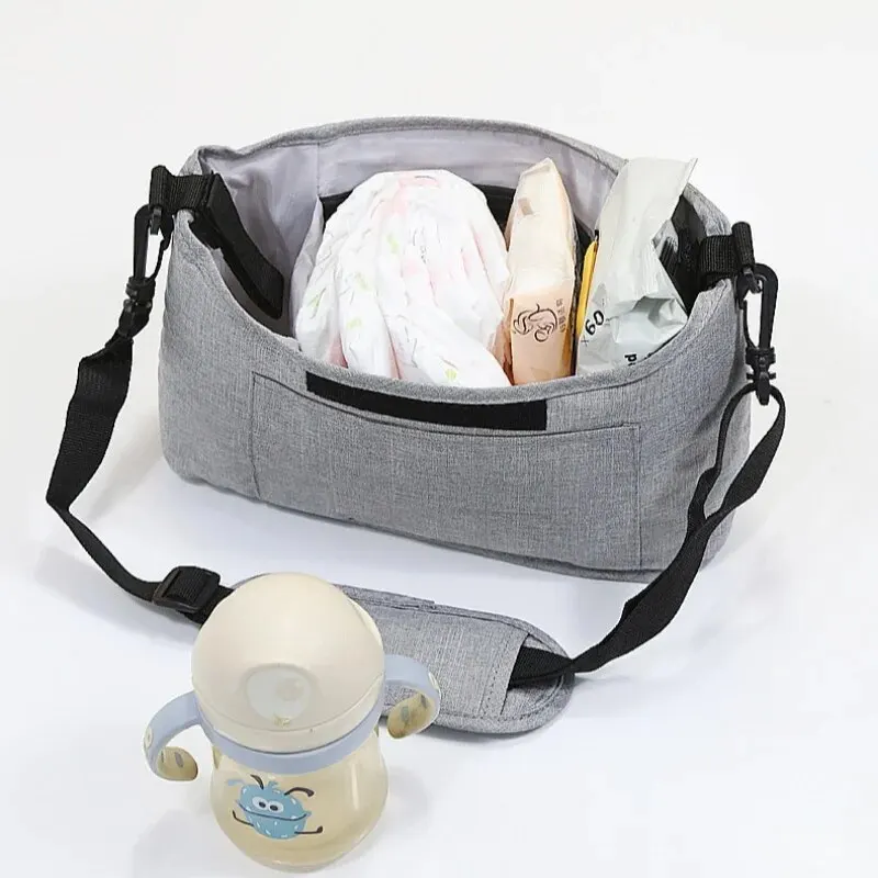 Kinderwagen hangende tas opbergtas, multifunctionele opbergtas met grote capaciteit, kinderwagen hangende tas, mamatas